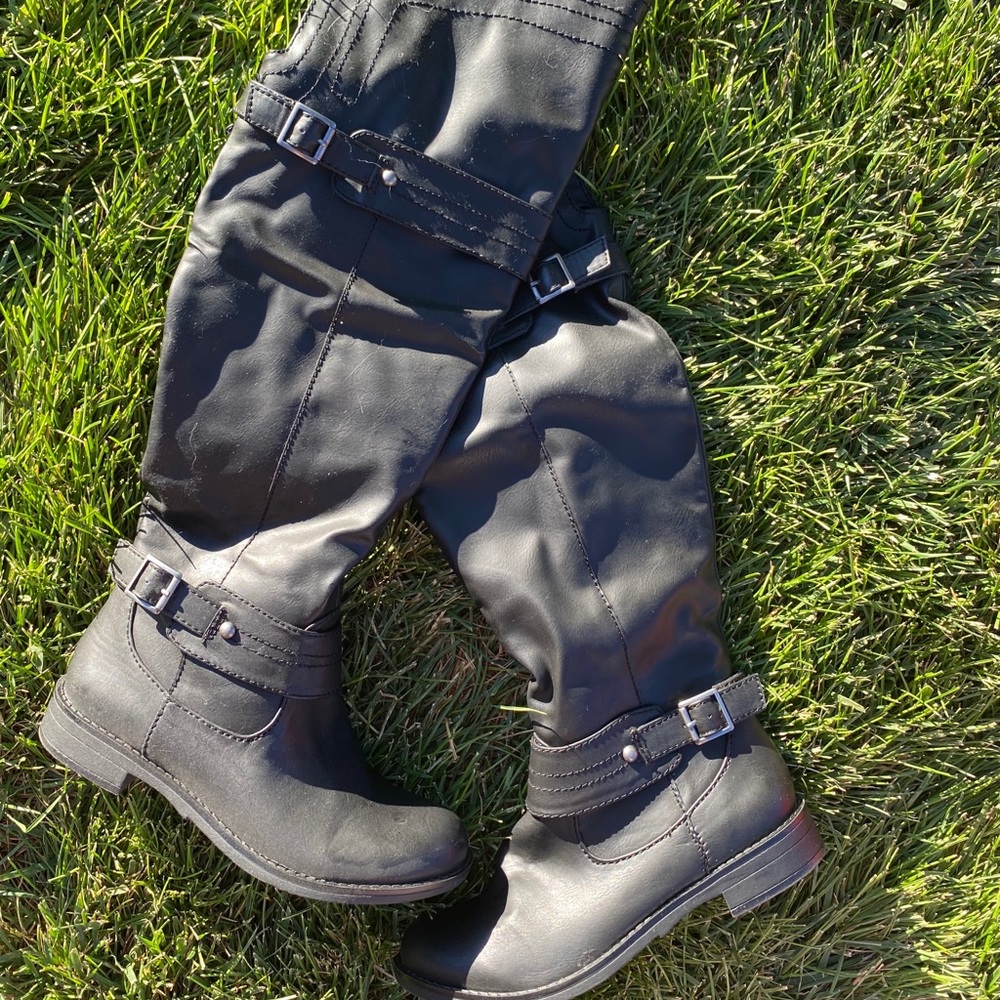 Knee high boots
